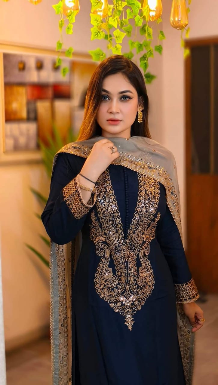 đ¤đ AC Cotton Embroidery Three Piece đ¤đ