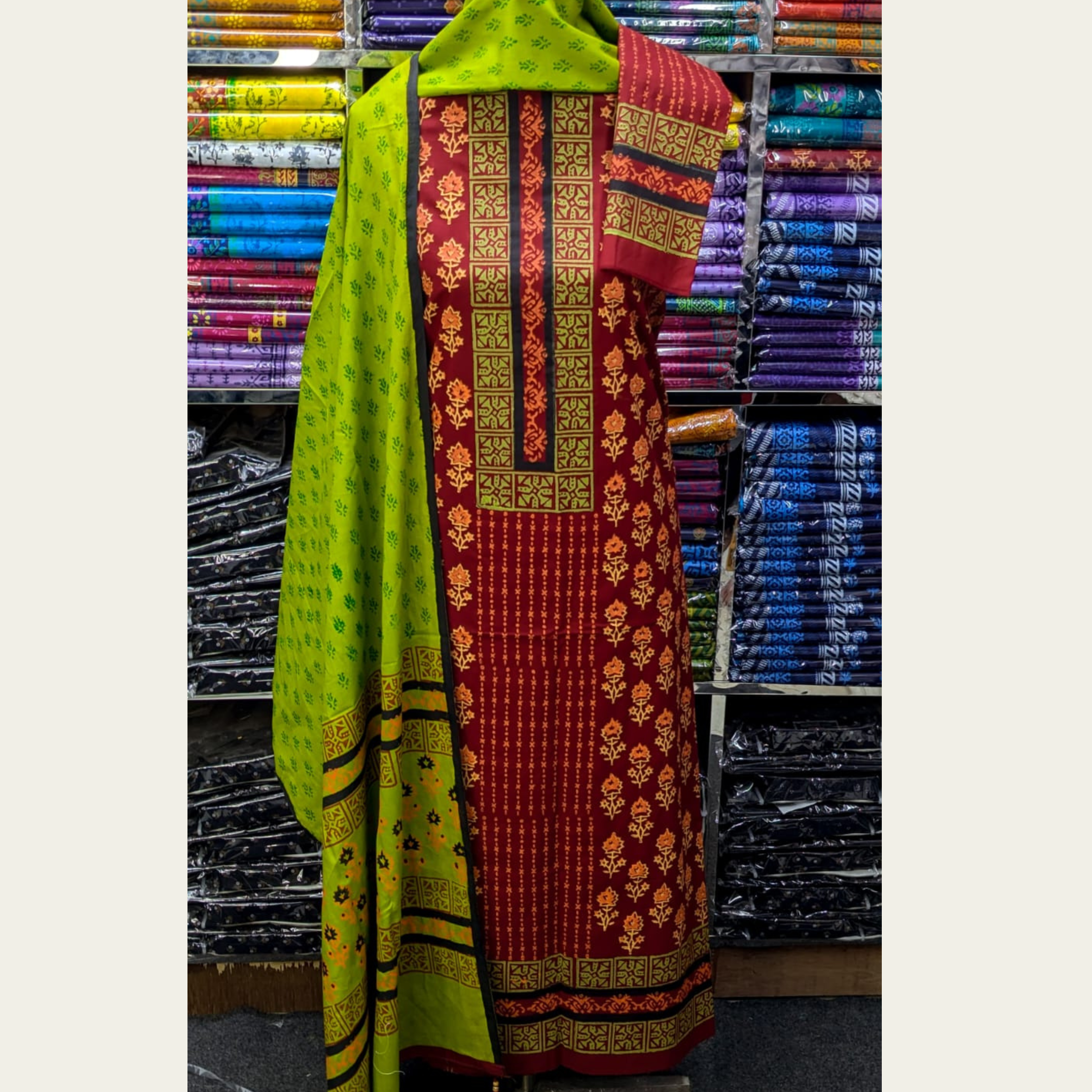 đ¤đ New Exclushive Collection High Qualitiey Cotton Printed Three Piece đ¤đ