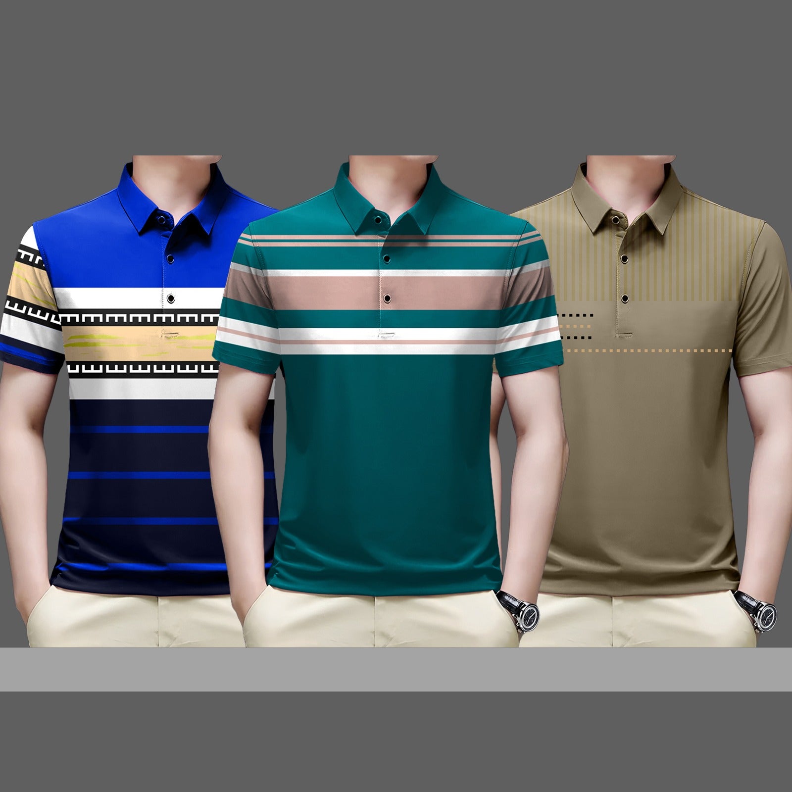 ๐ค๐ China Stretch Half sleeve polo shirt ๐ค๐