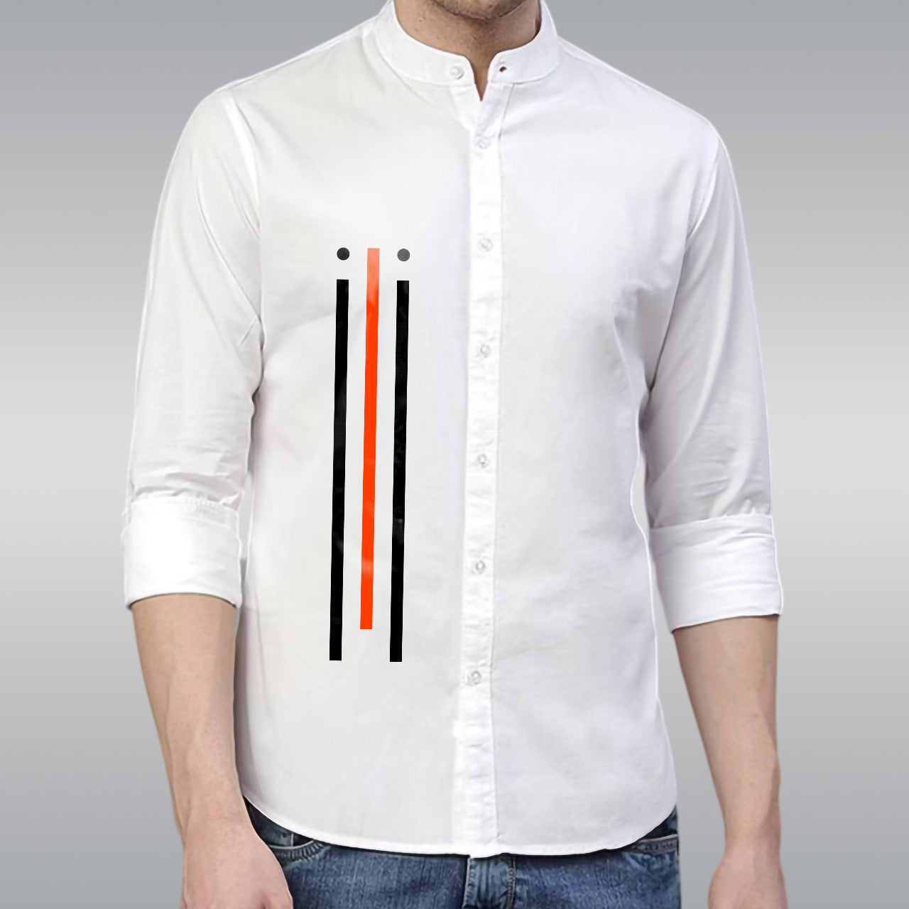 đ¤đ Premium Printed Ban Collar Shirt for Men đ¤đ