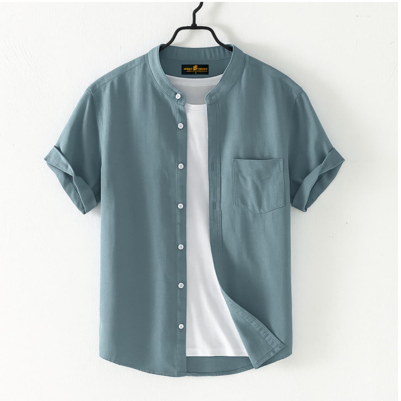 🤍💖 Fashionable half-sleeve shirt for men 🤍💖