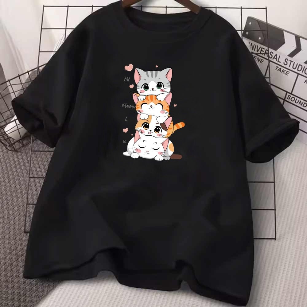 🤍💖 Drop Shoulder Ladies T-shirt 🤍💖 - STYLEX