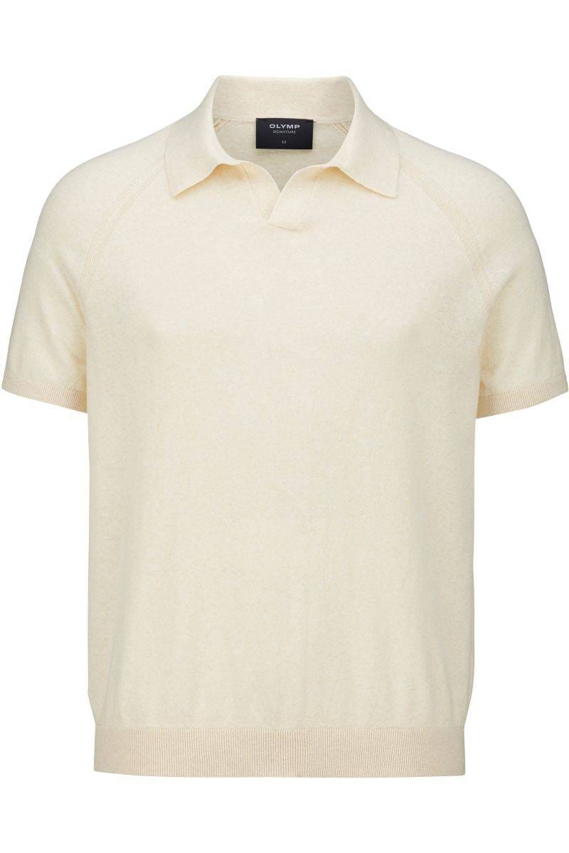 🤍💖 Cotton Half Sleeve Polo Shirt For Men - Off White 🤍💖