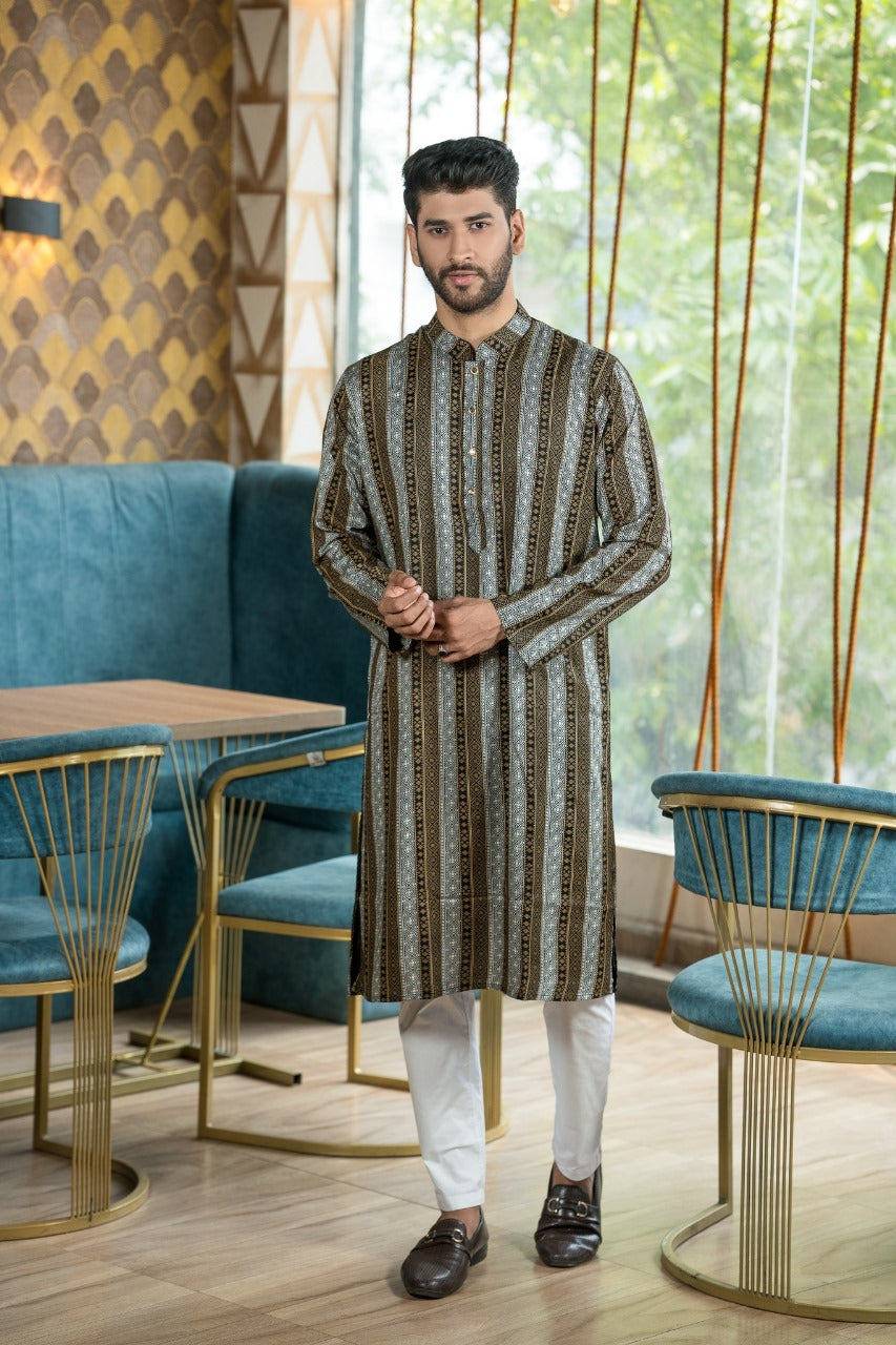 🤍💖 All Over Printer Comfortable Panjabi 🤍💖