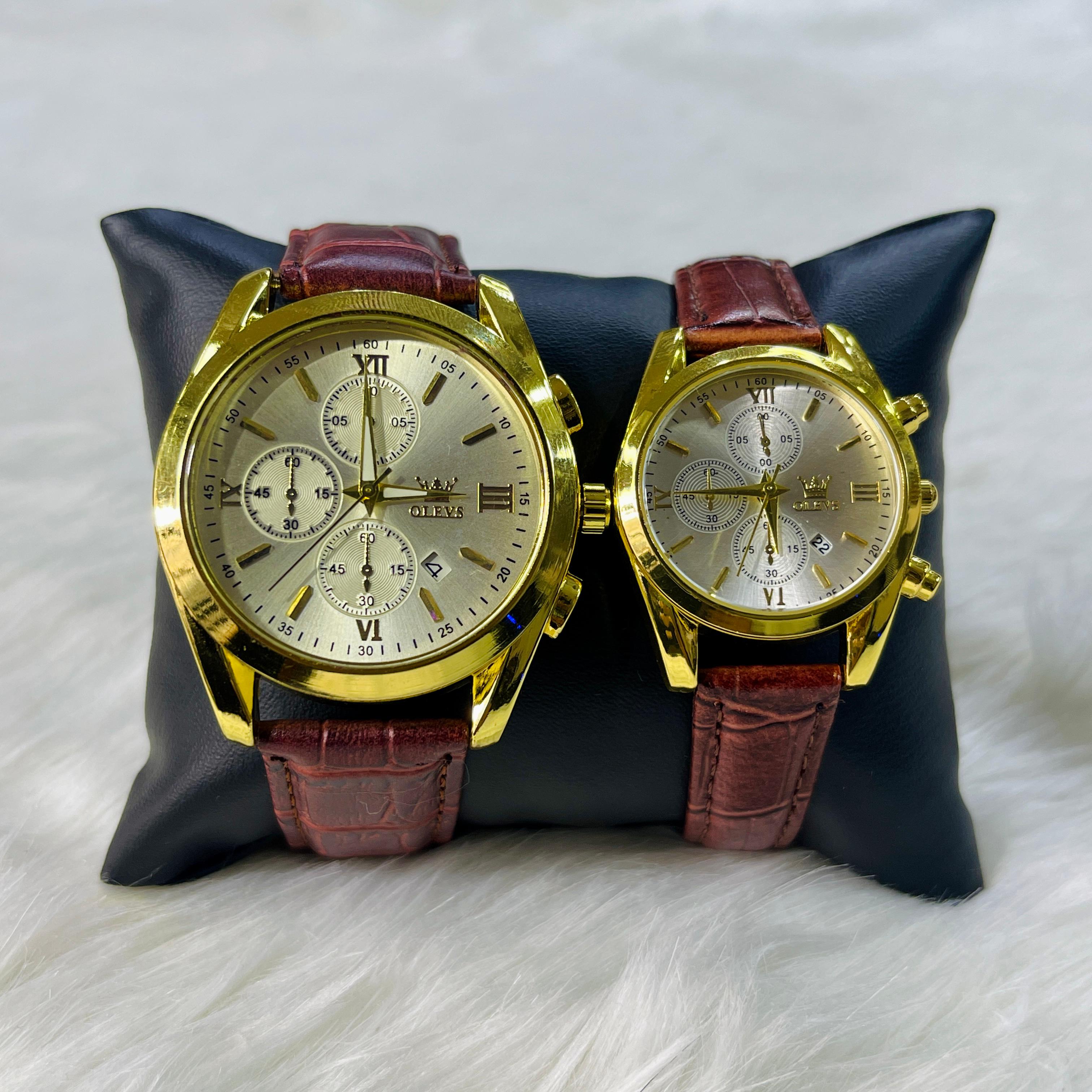 🤍💖 Olevs Casual Couple Watch Quartz Wrist watch 🤍💖