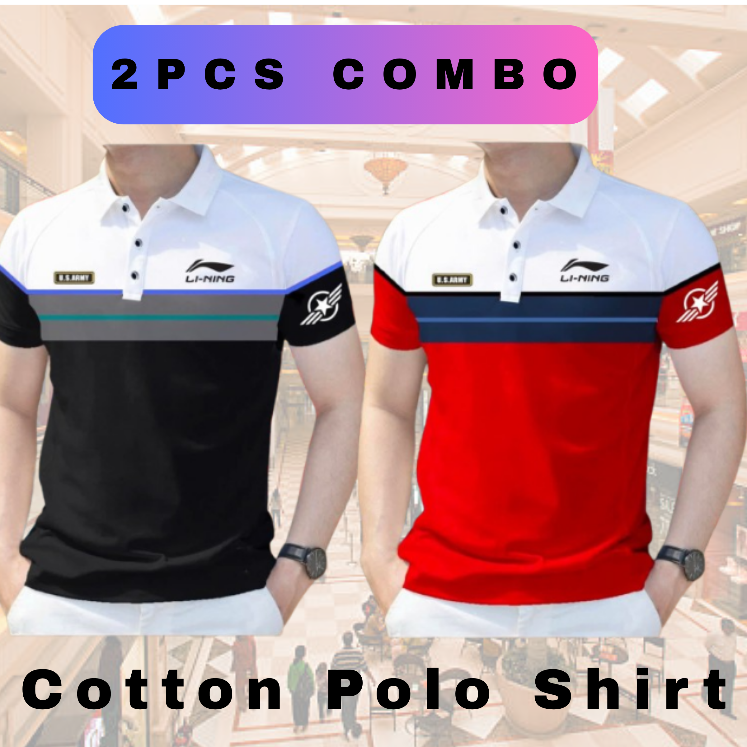 🤍💖 Combo Cotton Polo Shirt For Men's 🤍💖