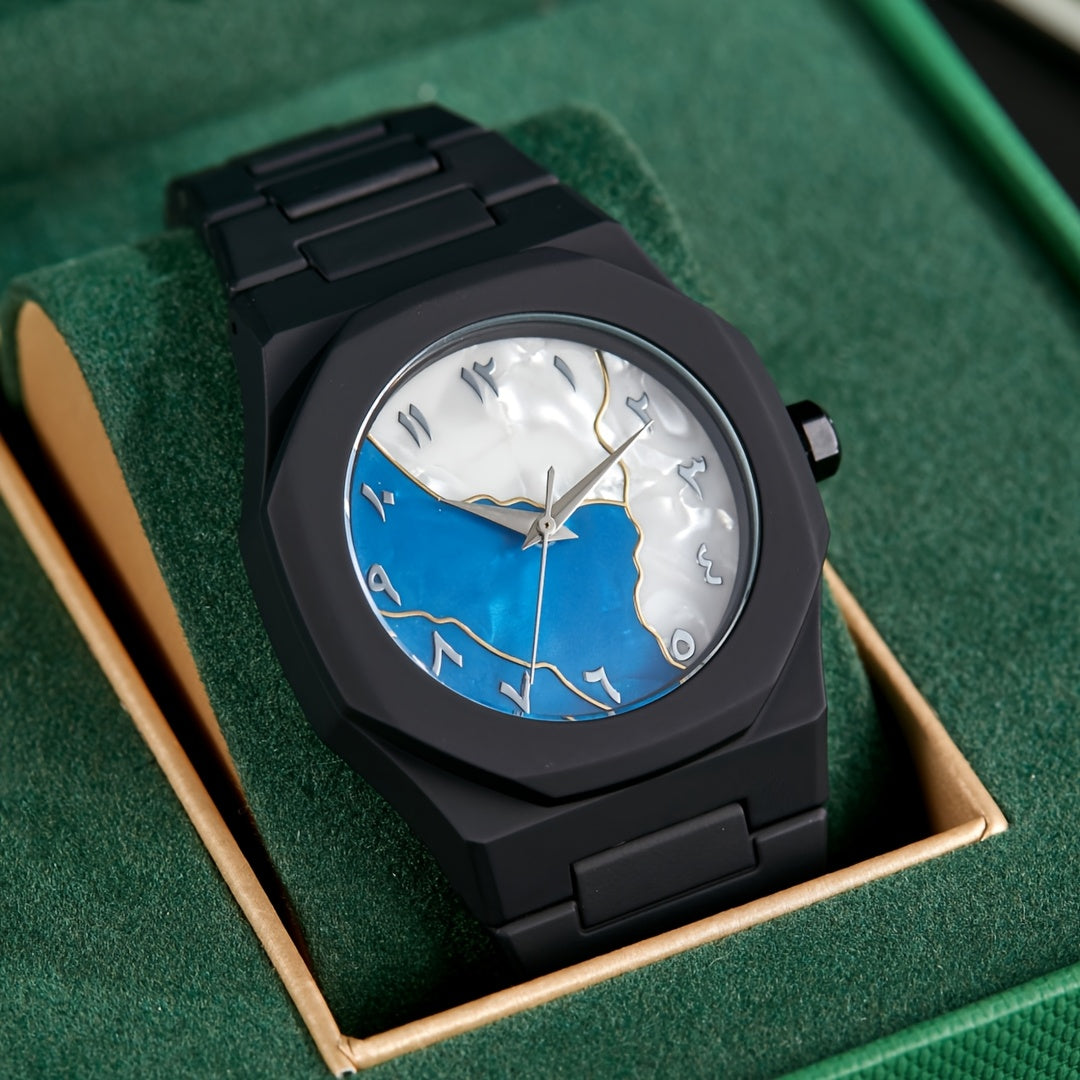 🤍💖 Aura watch 2025 New Arabic Aura Watch Black Modern Creative Design 🤍💖