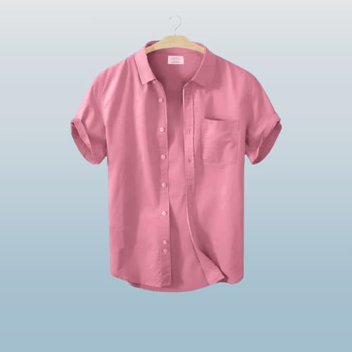 🤍💖 Pure Cotton Half Sleeve Print Shirt for Men's 🤍💖