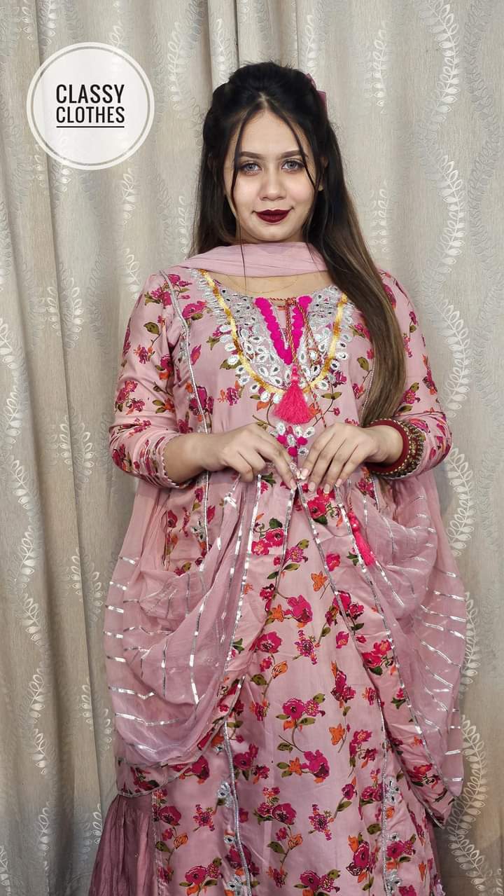 🤍💖 রেডিমেড নাইরা কাট থ্রি পিস 🤍💖