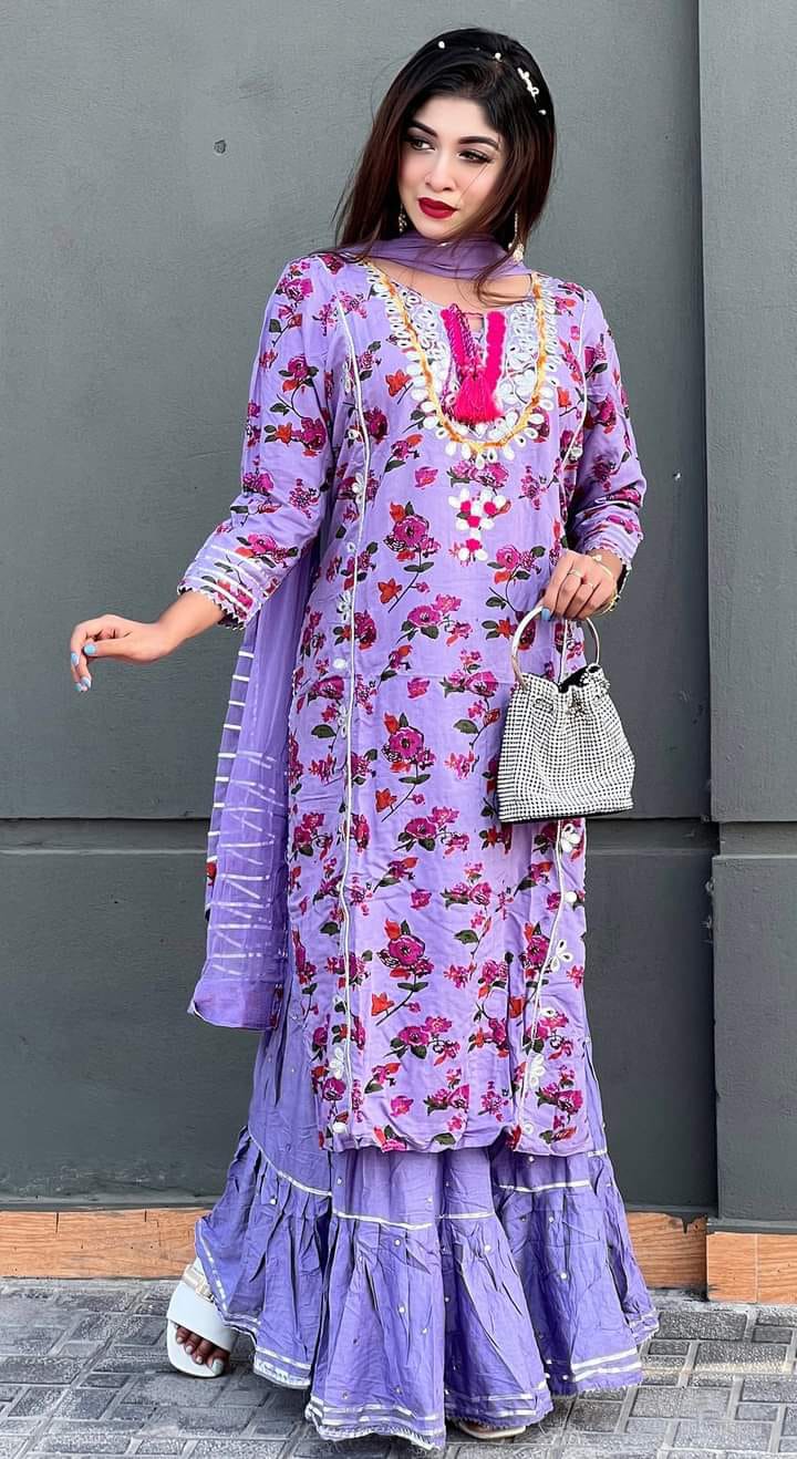 🤍💖 রেডিমেড নাইরা কাট থ্রি পিস 🤍💖