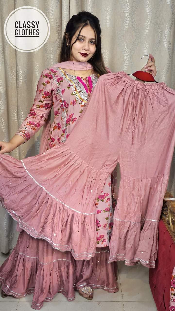 🤍💖 রেডিমেড নাইরা কাট থ্রি পিস 🤍💖