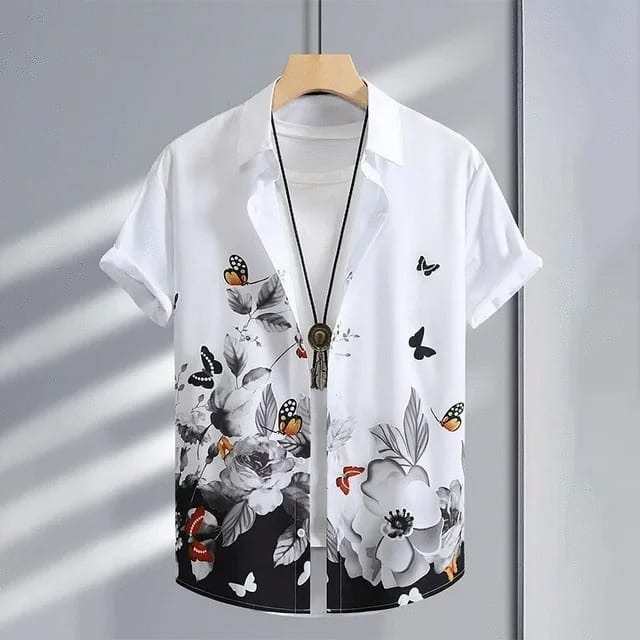 🤍💖 Half Sleeve Cotton Shirt For Men 🤍💖