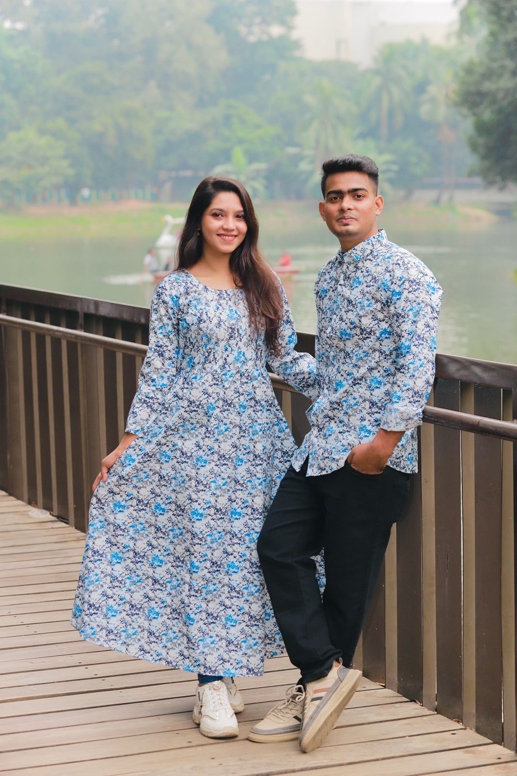 🤍💖 Shirt and Gown Couple Dress 🤍💖