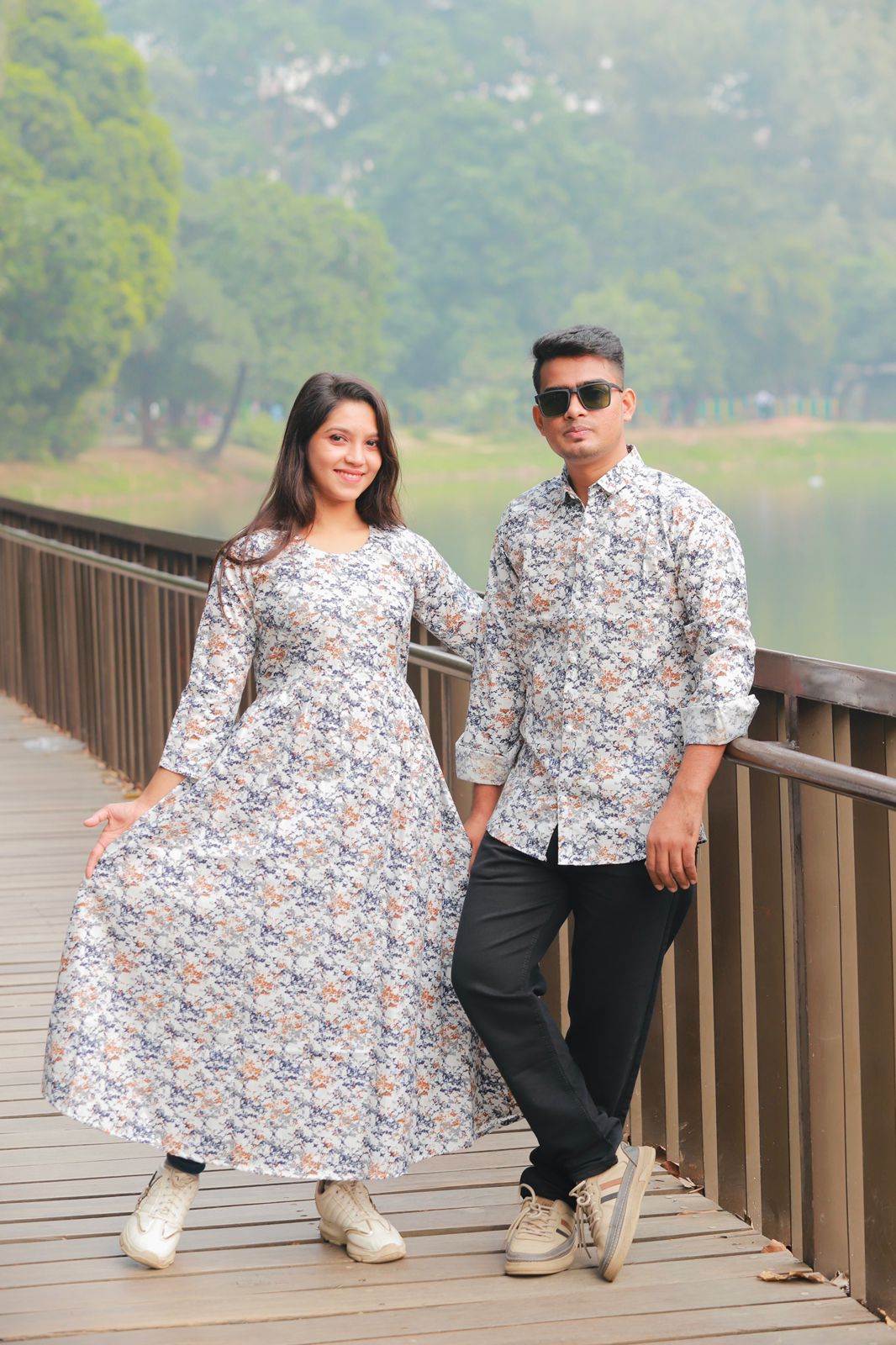 🤍💖 Shirt and Gown Couple Dress 🤍💖