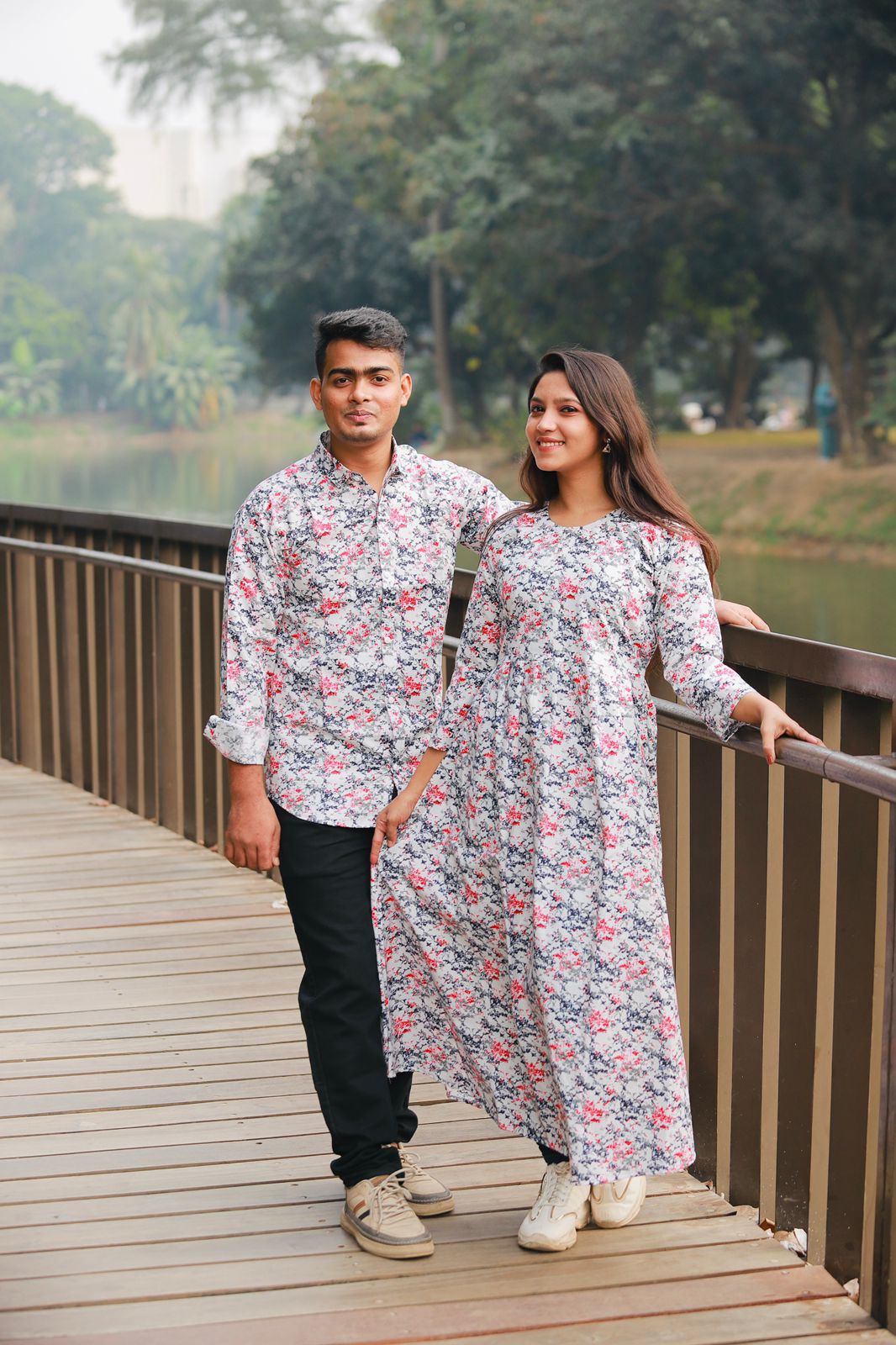 🤍💖 Shirt and Gown Couple Dress 🤍💖