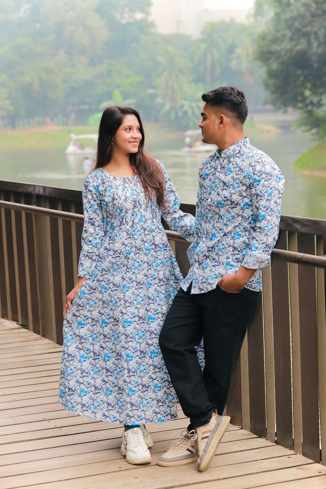 🤍💖 Shirt and Gown Couple Dress 🤍💖