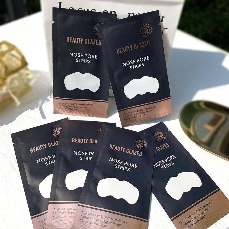 🤍💖 5 Pics Set of Beauty Glazed Nose Pore Strips Blackhead Remover 🤍💖