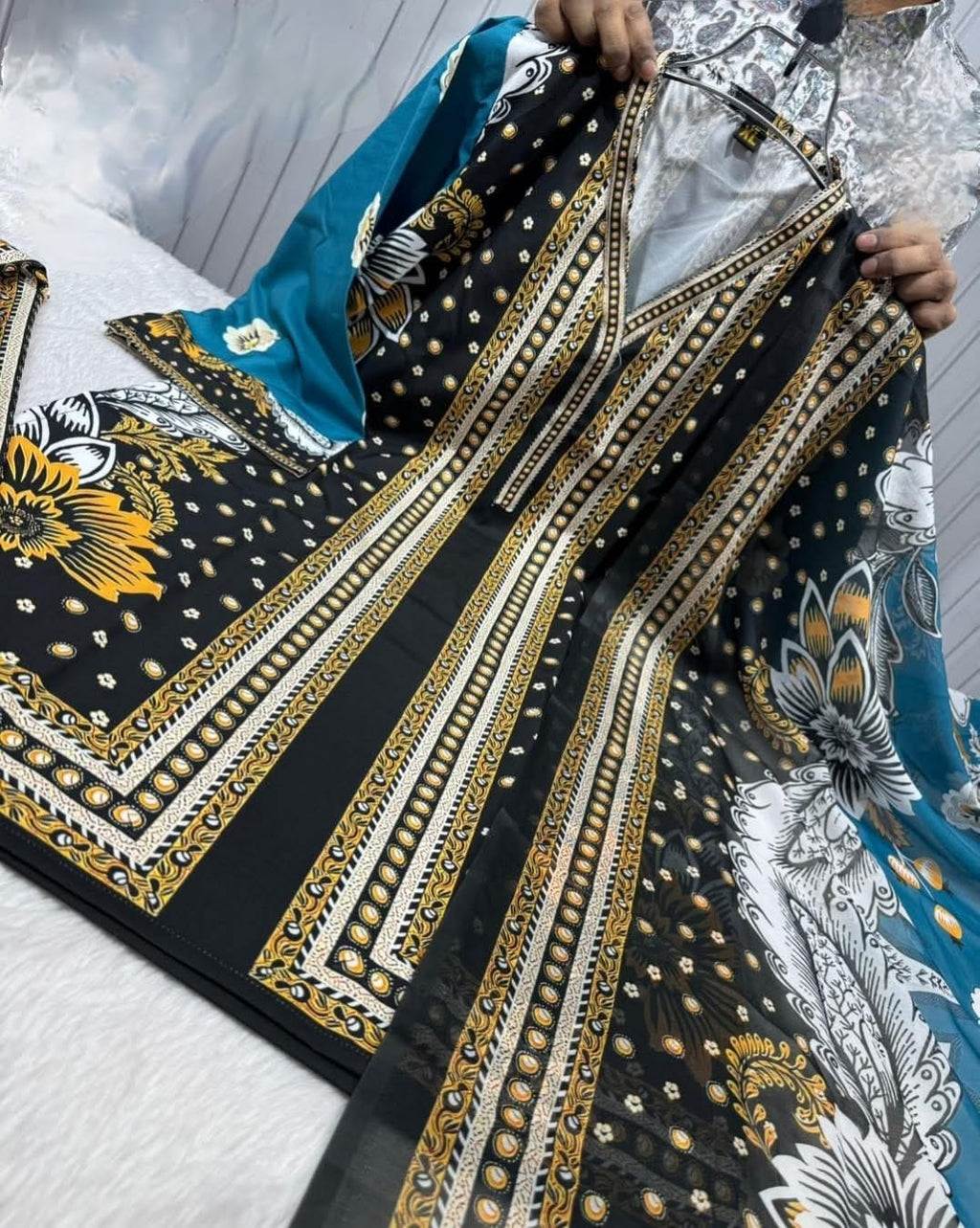 🤍💖 Premium quality digital print 3pices 🤍💖