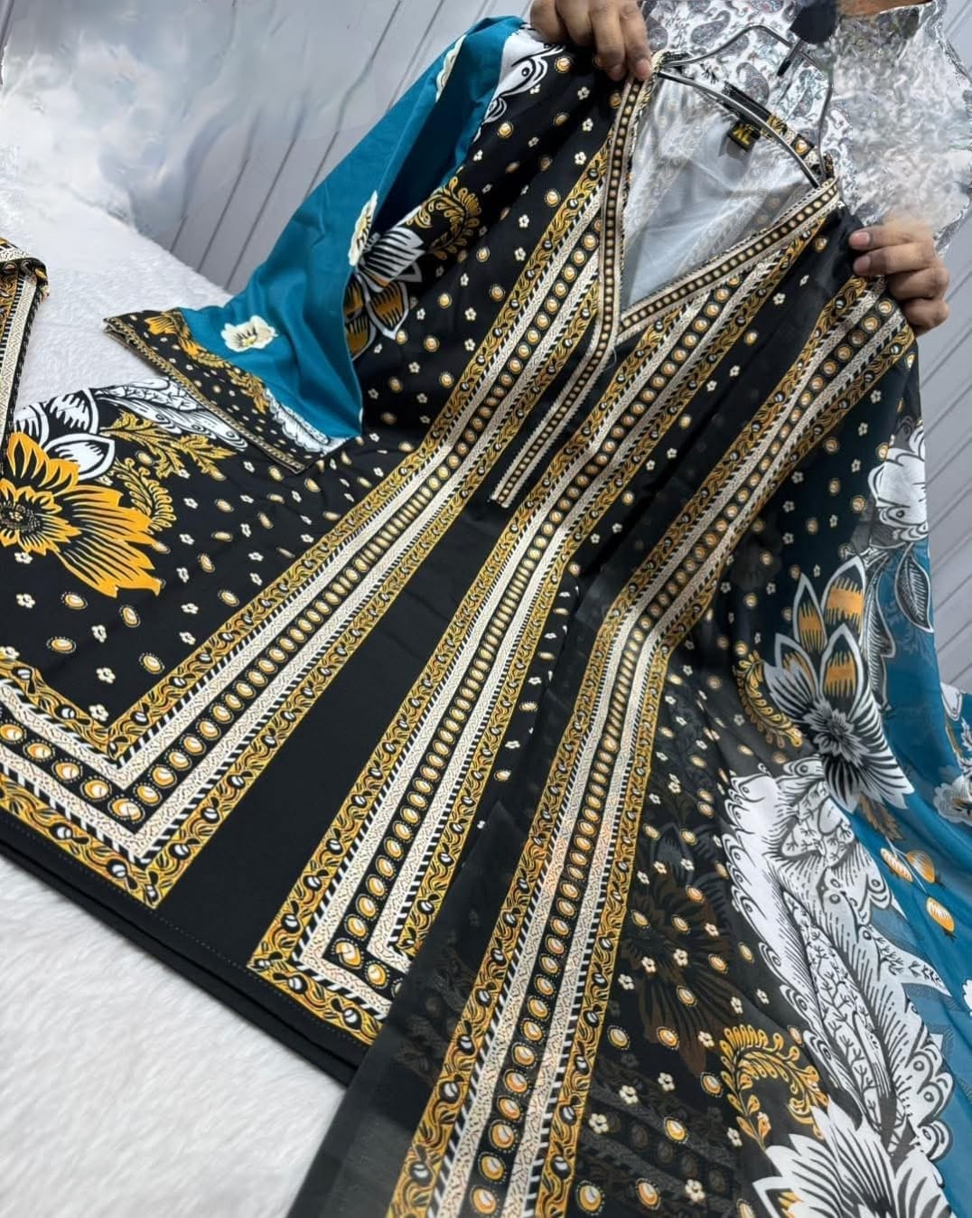 🤍💖 Premium quality digital print 3pices 🤍💖