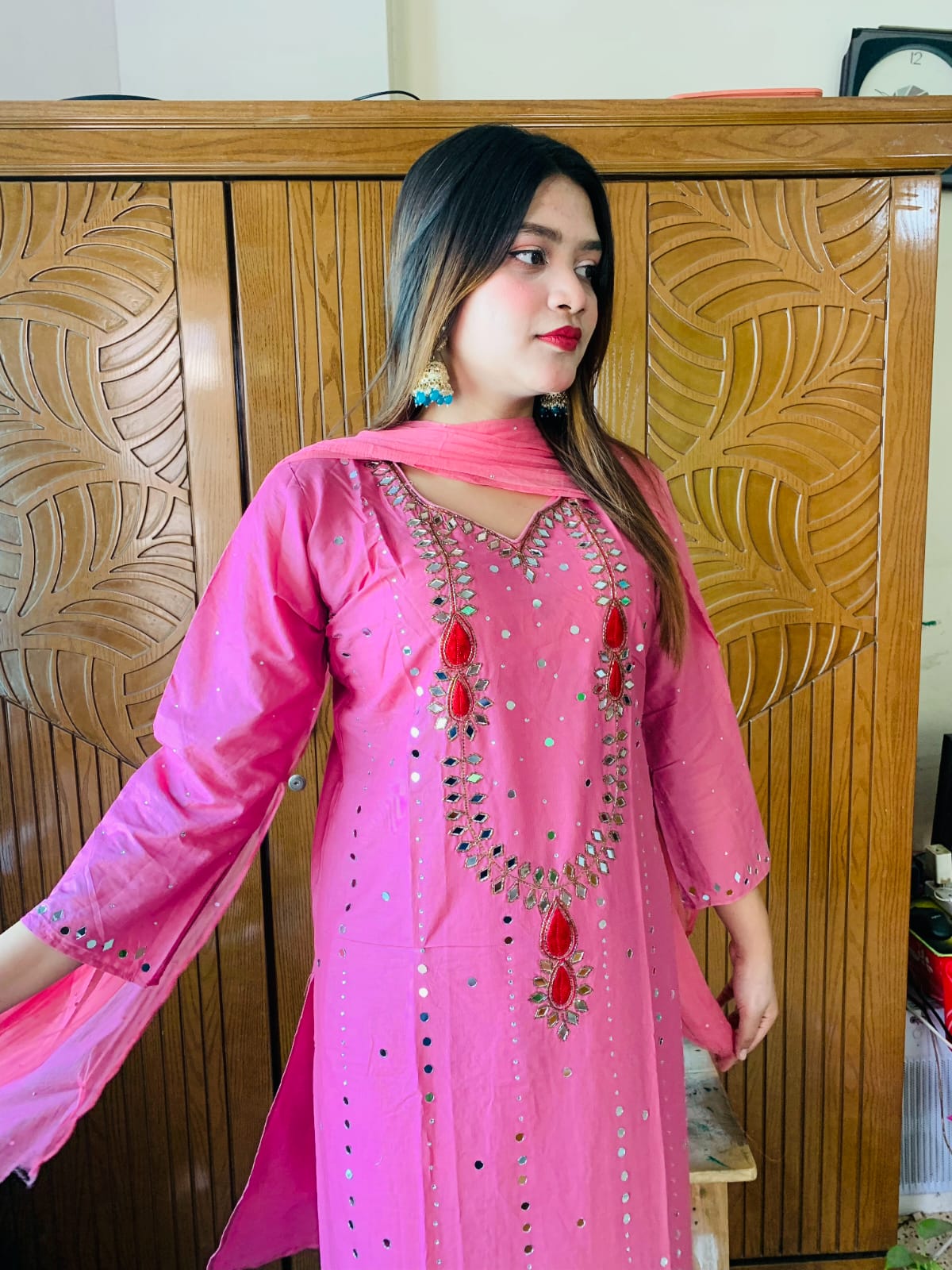 🤍💖 কারচুপি থ্রি পিস 🤍💖