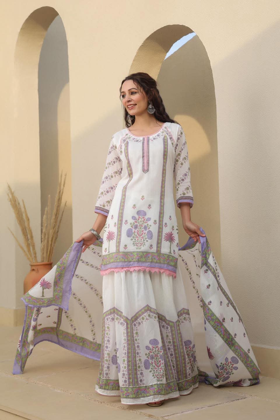 🤍💖 Sharara Three Piece 🤍💖
