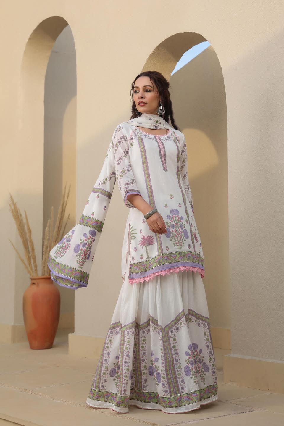 🤍💖 Sharara Three Piece 🤍💖