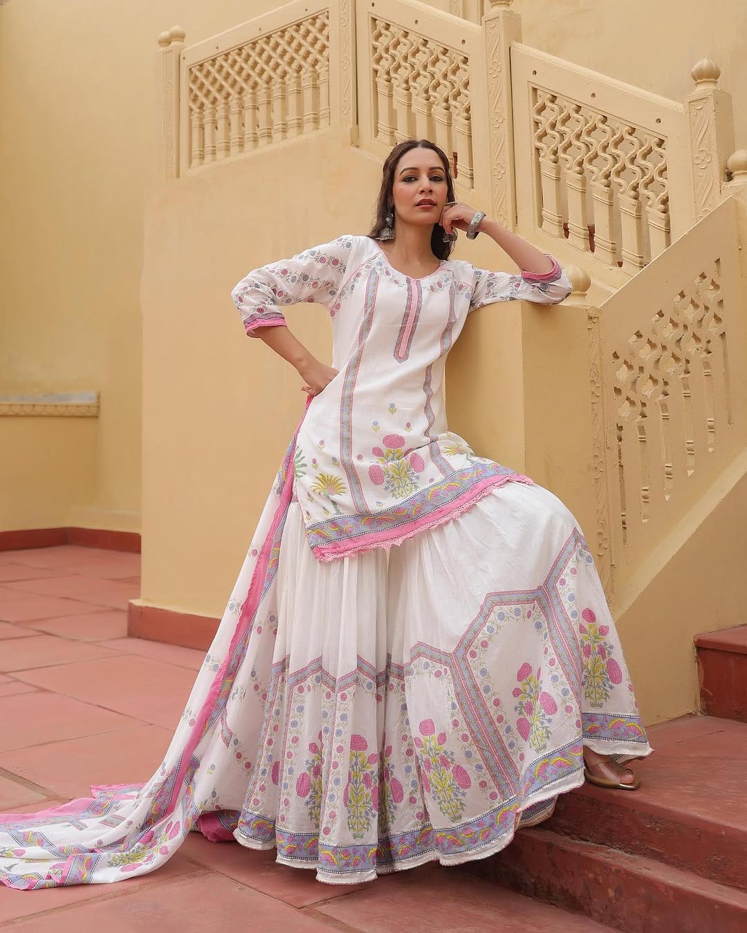 🤍💖 Sharara Three Piece 🤍💖