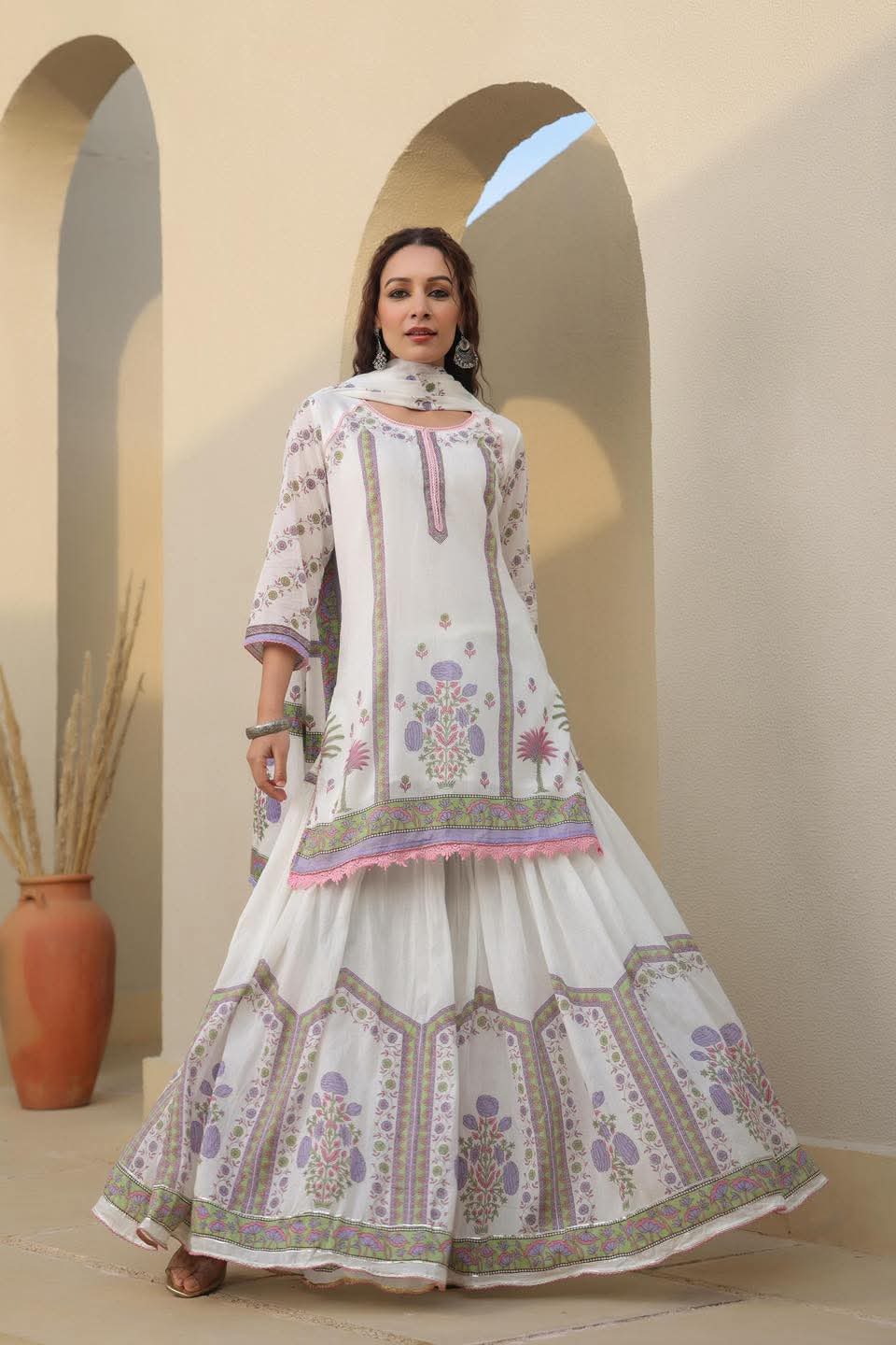 🤍💖 Sharara Three Piece 🤍💖