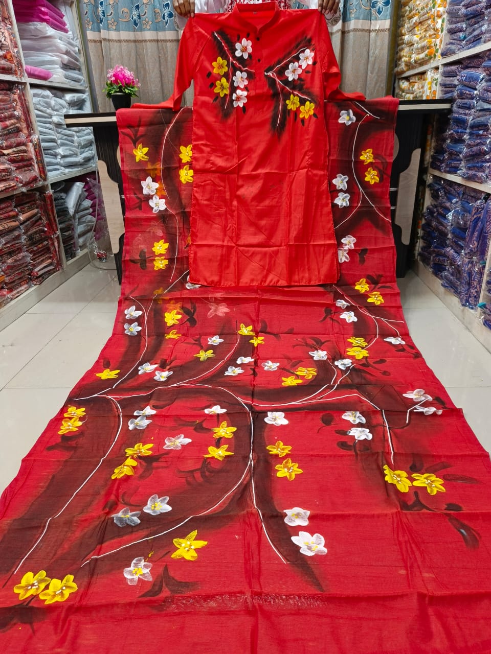 🤍💖 Sharee Panjabi Couple with Blouse Piece 🤍💖