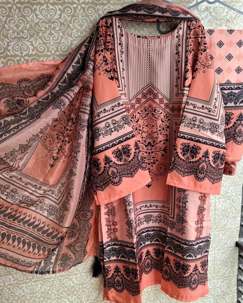 🤍💖 Digital Print Three Piece 🤍💖