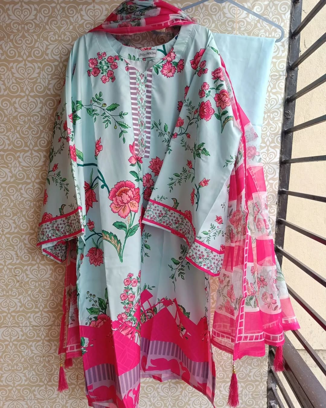 🤍💖 Digital Print Three Piece 🤍💖