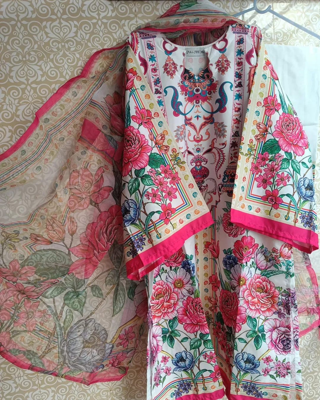 🤍💖 Digital Print Three Piece 🤍💖