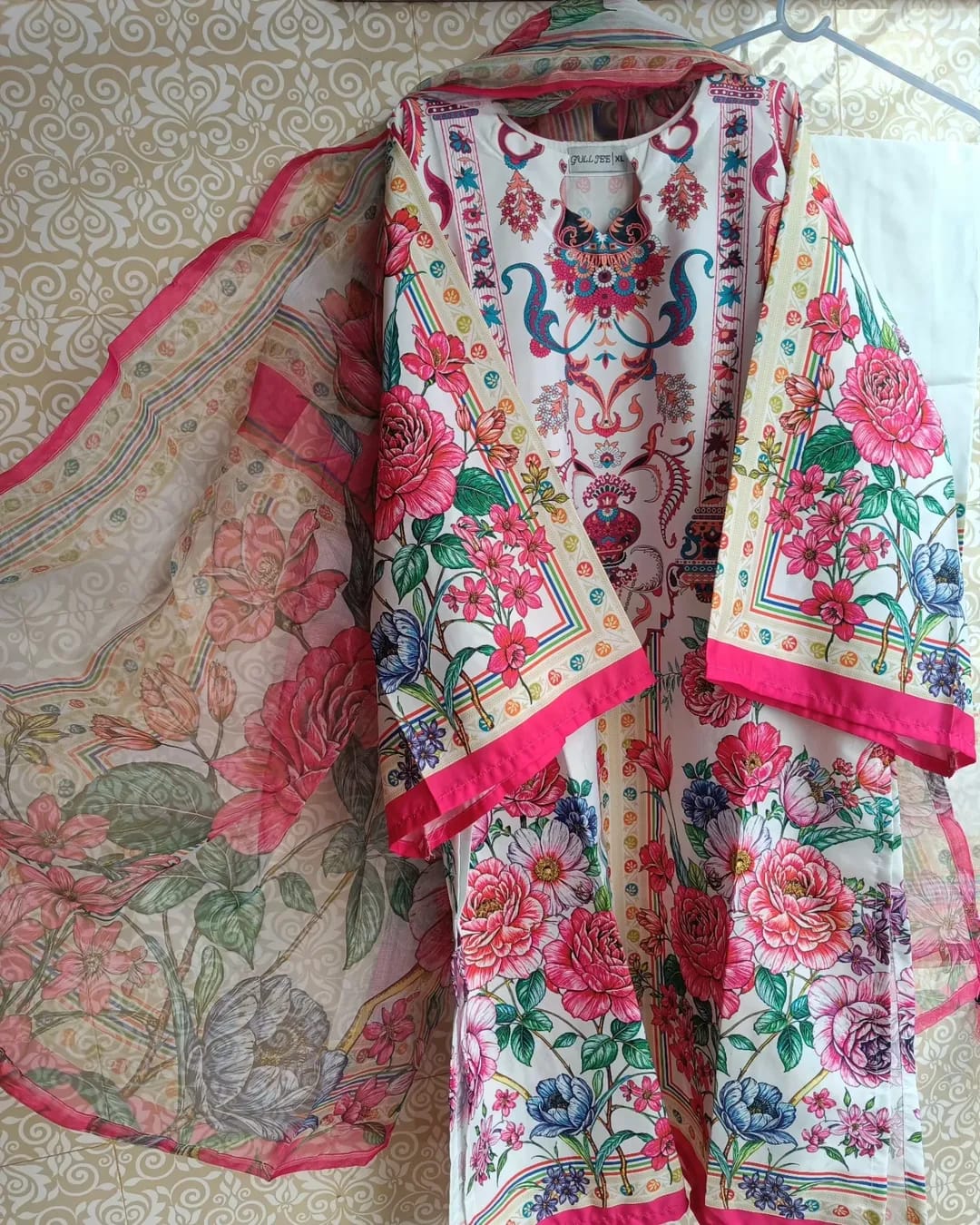 🤍💖 Digital Print Three Piece 🤍💖