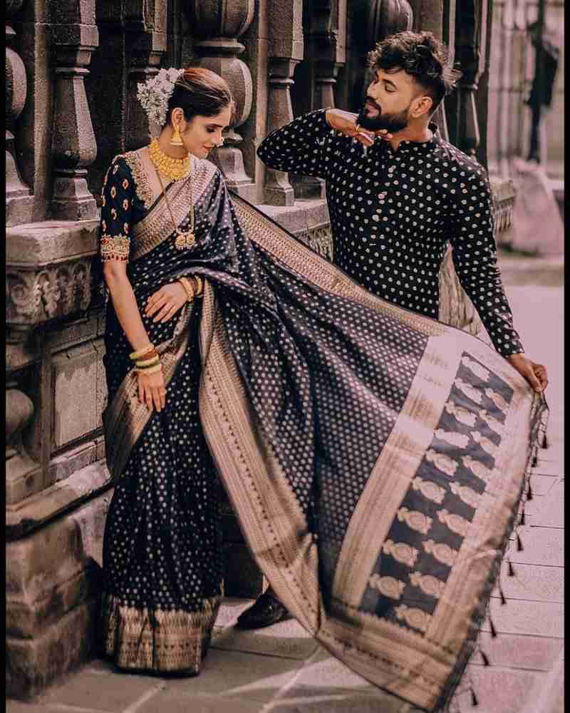 🤍💖 Sharee Panjabi Couple Set 🤍💖