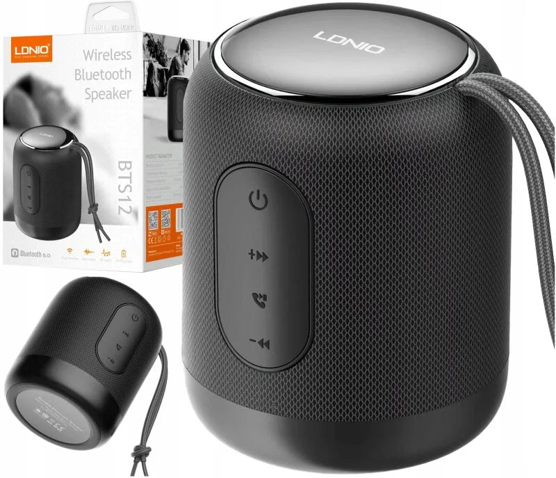🤍💖 LDNIO Bluetooth Speaker BTS12 – Black Color 🤍💖