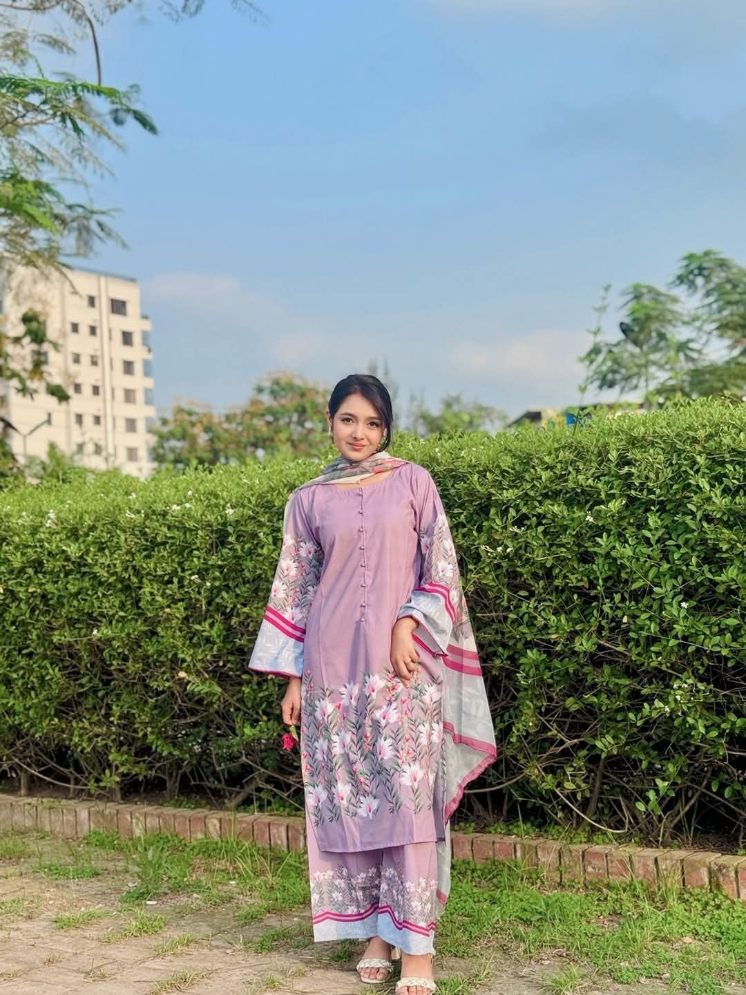 🤍💖 🌸 ডিজিটাল প্রিন্টেড এলিগ্যান্স 🌸 🤍💖