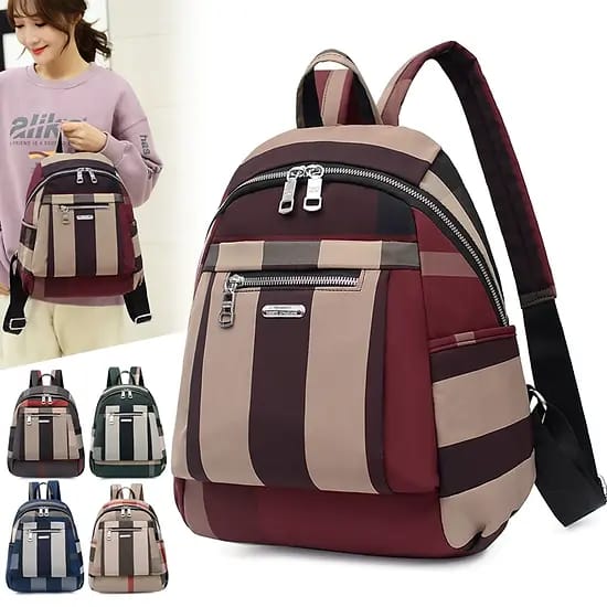 🤍💖 Nylon Backpack Durable Waterproof Casual Shoulder Bag 🤍💖