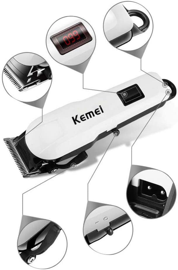 🤍💖 Professionals Design Perfect Shaver And Haircut Rechargeable Beard And Moustaches Hair Machine And Trimming With Cord And Without Cordless Use km809A 🤍💖