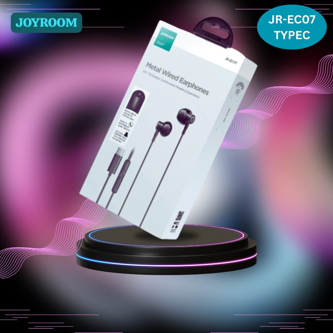 JR-EC07 TYPE-C Series Half In-Ear Wired Earphones