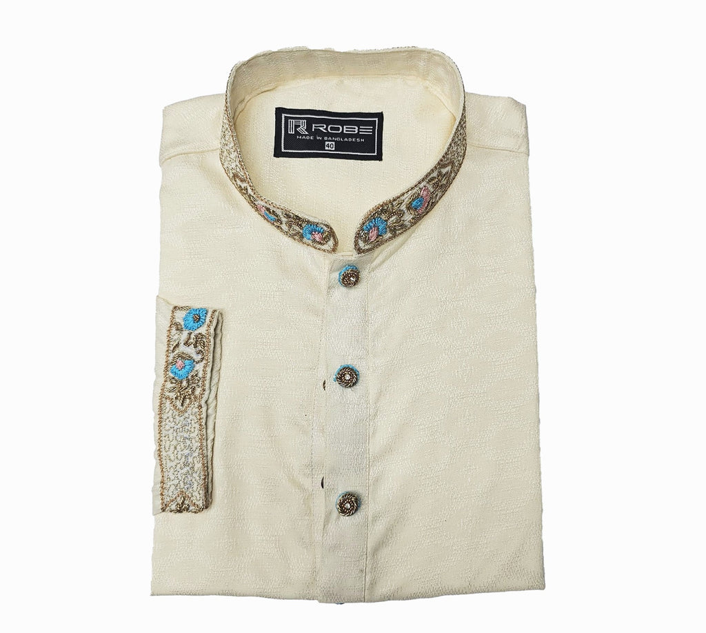 🤍💖Indian Cotton Gorgeous Karchupi Panjabi 🤍💖