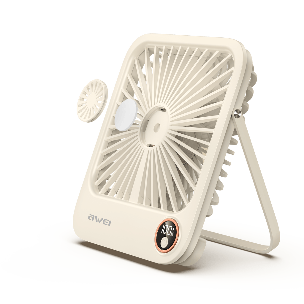 🤍💖 Awei F33 Thin Desktop Fan Space Saving Energy Saving Vertical Ultra-Quiet 🤍💖