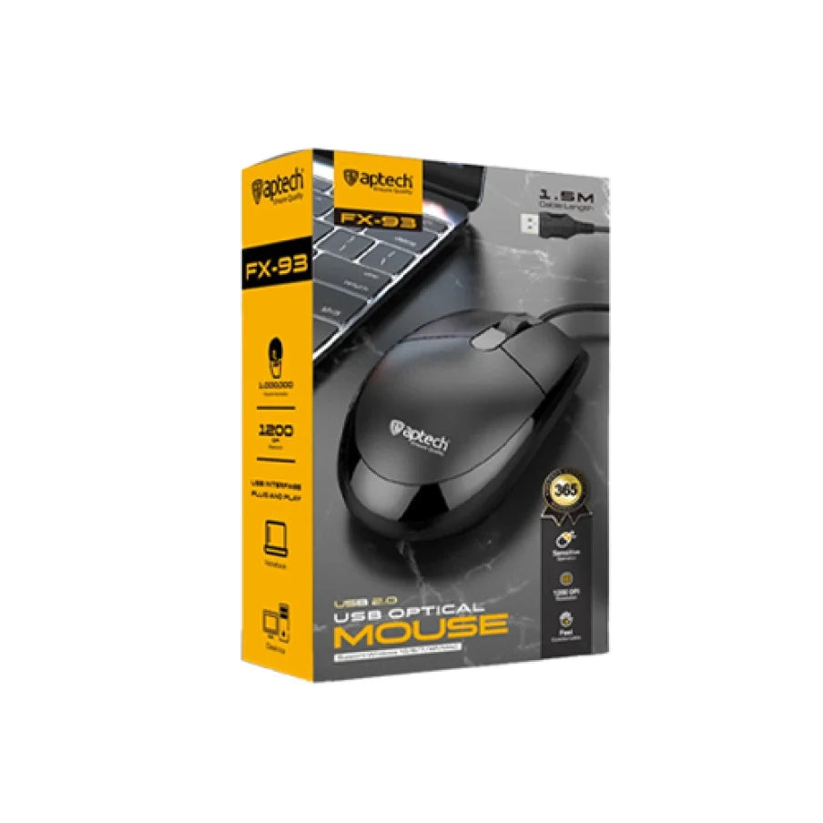 🤍💖 Aptech FX93 Optical mouse wire 🤍💖