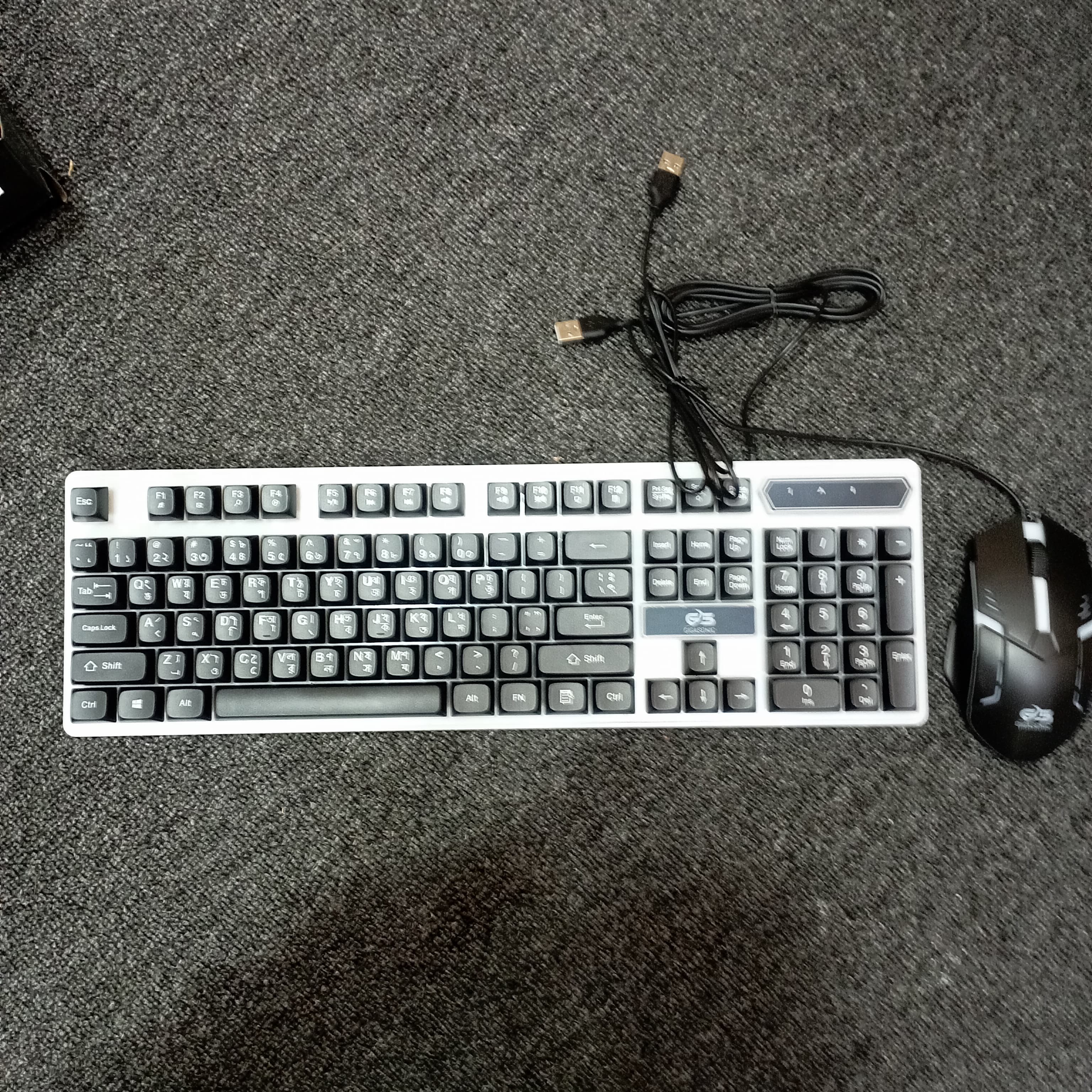 🤍💖 RGBB 699GS RGB usb Keyboard Mouse 🤍💖