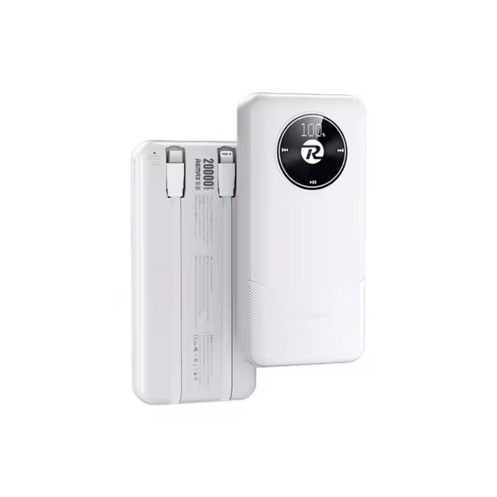 REMAX RPP-38 20W+22.5W Fast Charging Power Bank 20000mAh with Type-C Cable Intelligent Digital Display Power Banks