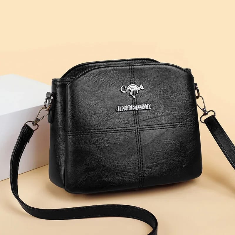 🤍💖 3 Layers Luxury Messenger Crossbody Bags (Black) 🤍💖