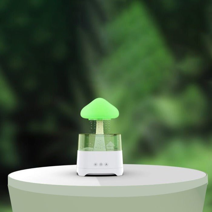 🤍💖 5 IN 1 Bluetooth Speaker Rain Cloud Humidifier, switchable 7 colors, 450ml capacity super quiet, intelligent anti-dry function 🤍💖