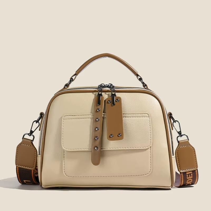 🤍💖 High end ladies' handbag multi-layer large capacity commuting bag (Brown) 🤍💖