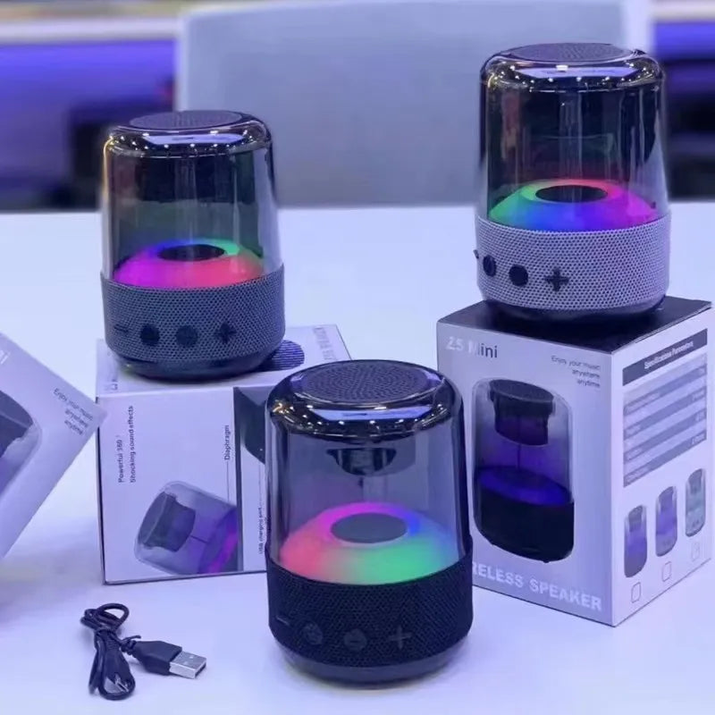 🤍💖 Wrader X808 Wireless Stereo Woofer Bass Cute Gift Astronaut Loud Portable Creative Active Bass Rgb Light Bluetooth Speaker 🤍💖