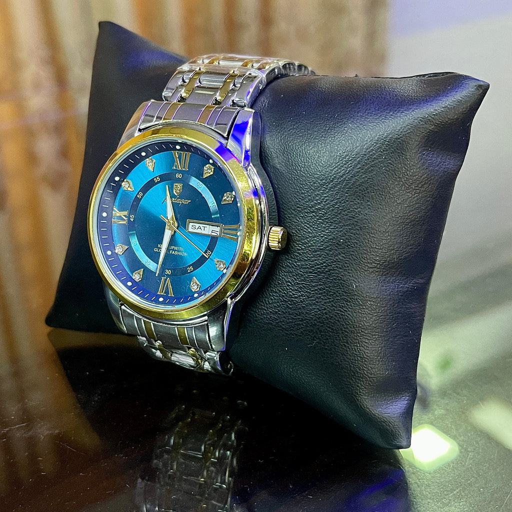 🤍💖 POEDAGAR Fashion Quartz Watch for Men - blue 🤍💖