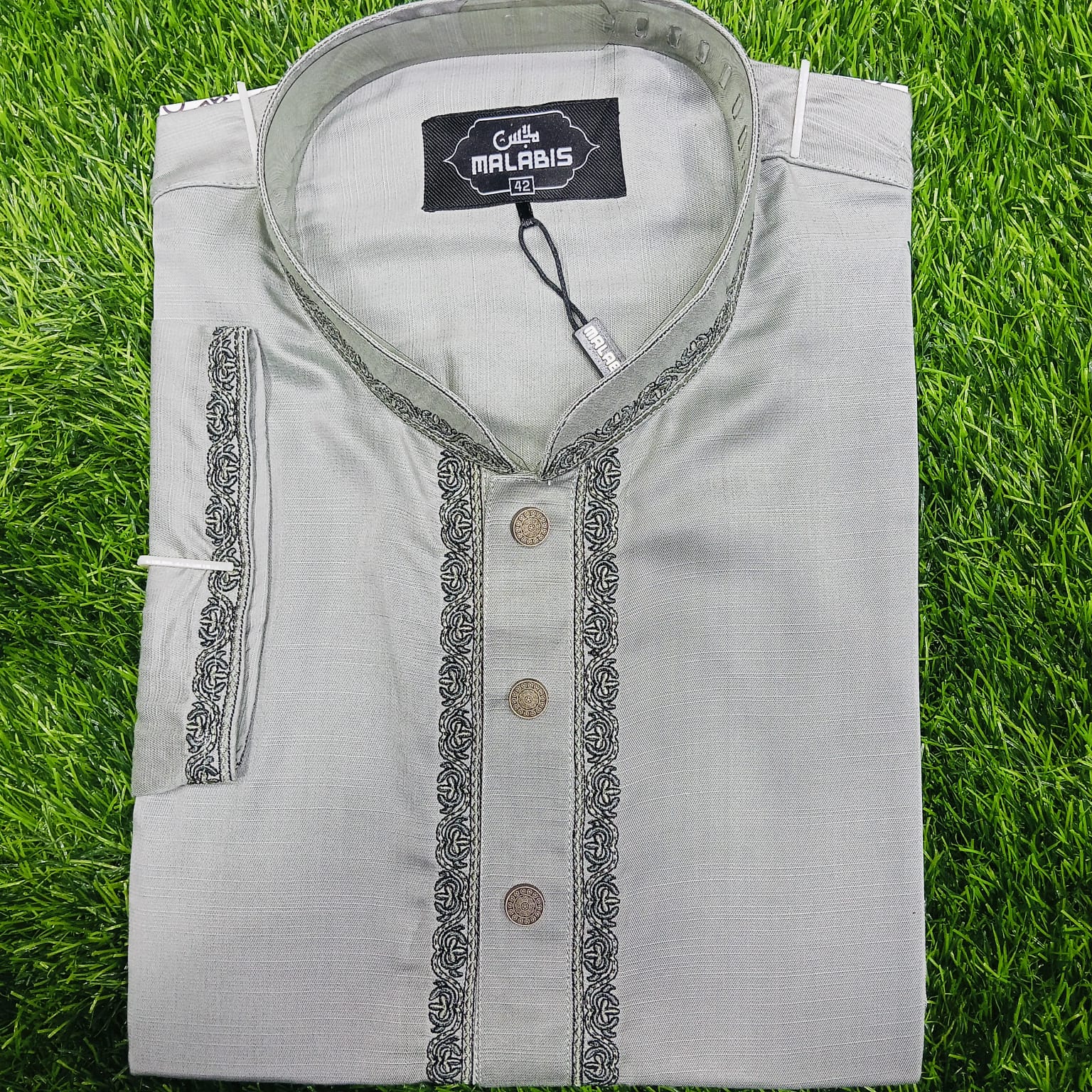 🤍💖 Exclusive Embroidery Cotton Panjabi With premium box 🤍💖